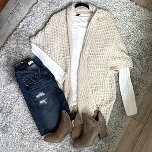 Sophie and Kate Oversized crochet cardigan